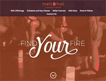 Tablet Screenshot of melthotfitness.com